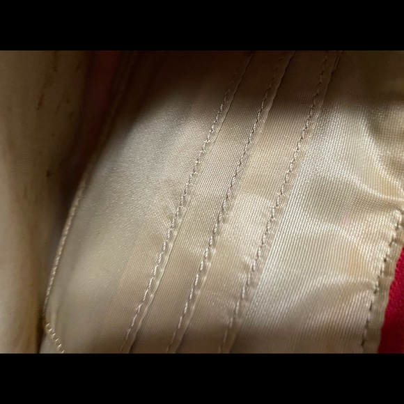 nine west red shoulder bag purse - Picture 9 of 10